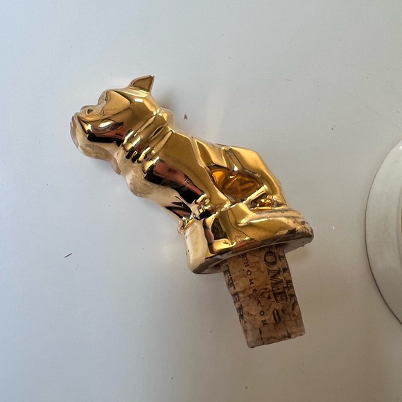 Mack Trucks Vintage Ceramic Wild Turkey Decanter with Gold Bulldog Topper - Picture 6 of 15